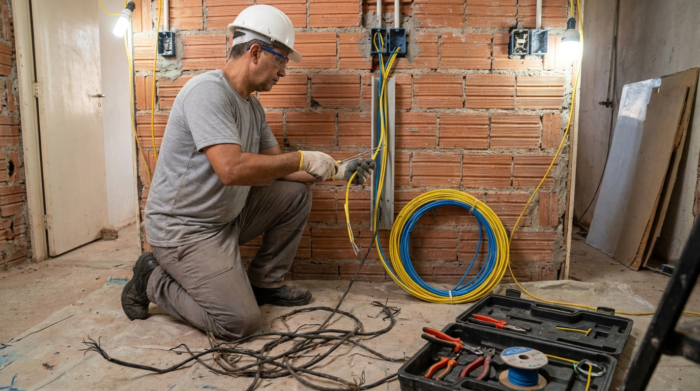 Adequação de Fiação em Volta Redonda‑RJ