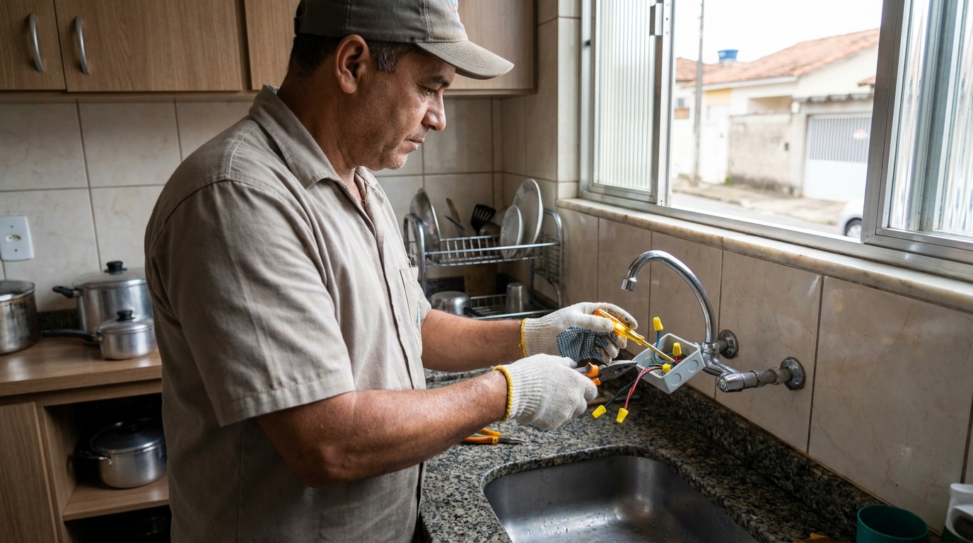 Adequação de Ponto Elétrico em Volta Redonda‑RJ